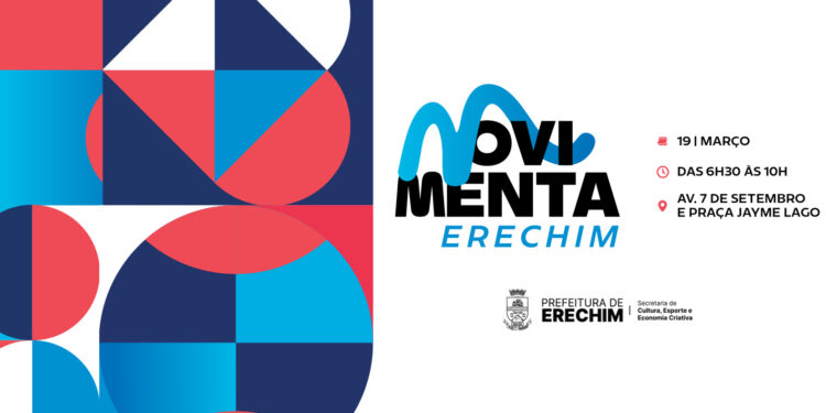 Movimenta Erechim vai transformar a Avenida 7 de Setembro em espaço de esporte, cultura e convivência
