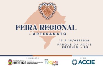 Feira Regional de Artesanato reúne mais de 140 expositores em Erechim neste fim de semana