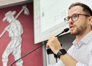 Gustavo Zin Farina apresenta pedidos para reforçar segurança e trafegabilidade no município