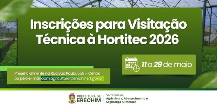 Inscrições abertas para Visitação Técnica à Hortitec 2026 em Holambra