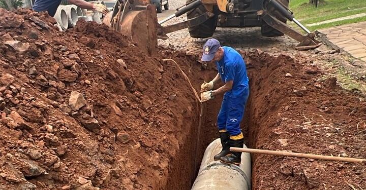 Melhorias na rede pluvial beneficiam bairros e reforçam infraestrutura de Erechim