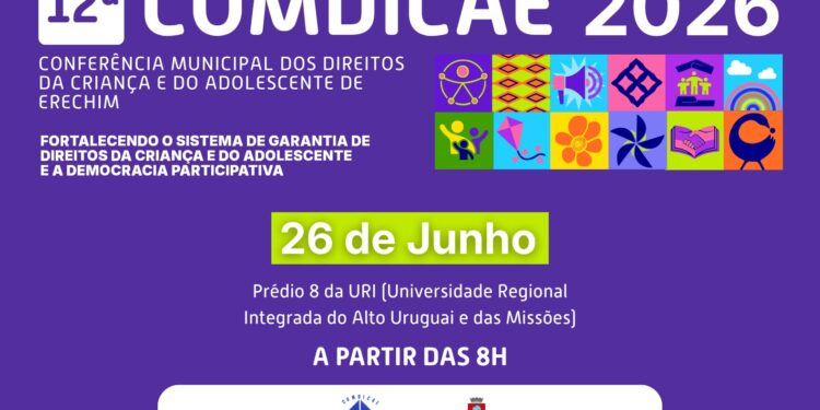 12ª Conferência Municipal dos Direitos da Criança e do Adolescente acontece nesta sexta-feira