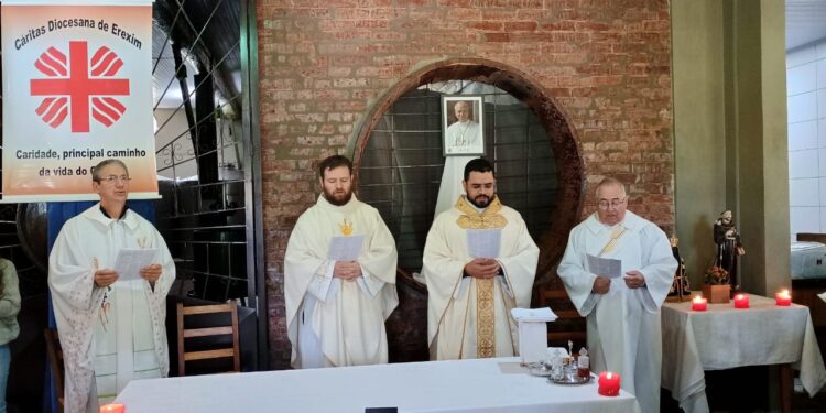 Retiro anual reforça espiritualidade e missão dos agentes da Cáritas da Diocese de Erexim