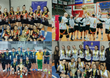 6º Grand Slam de Voleibol reúne 33 equipes e movimenta três ginásios em Erechim