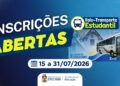 Inscrições abertas para o Vale-Transporte Estudantil