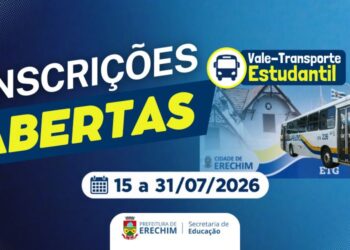 Inscrições abertas para o Vale-Transporte Estudantil