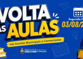 Segunda-feira marca o retorno às aulas para mais de 8,4 mil estudantes do Sistema Municipal de Ensino
