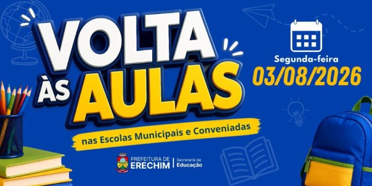 Segunda-feira marca o retorno às aulas para mais de 8,4 mil estudantes do Sistema Municipal de Ensino