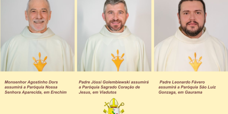 Diocese de Erexim realiza transferências no clero para atender necessidades pastorais