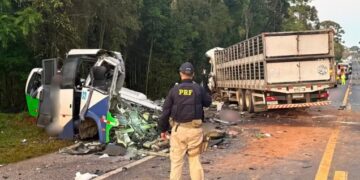 Caminhão de Erechim se envolve em acidente com 22 mortos e cinco feridos no Paraná
