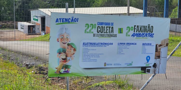 Última semana para descartar móveis e eletroeletrônicos no Ecoponto de Erechim
