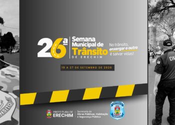 26ª Semana Municipal de Trânsito de Erechim reforça a importância de enxergar o outro para salvar vidas