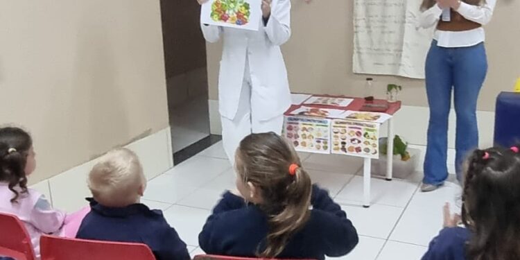 Projeto Alimentos Construtores promove educação alimentar entre crianças da Educação Infantil
