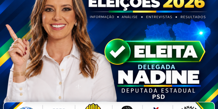 Delegada Nadine conquista reeleição com 55.223 votos e garante novo mandato na Assembleia
