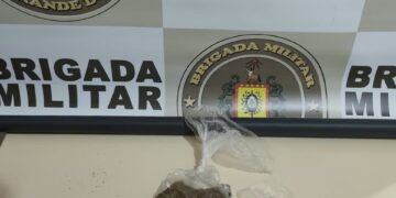 Brigada Militar prende homem por tráfico de entorpecentes em Centenário